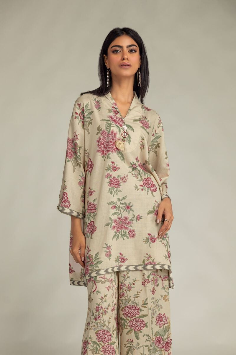 Floral Longline Kurta