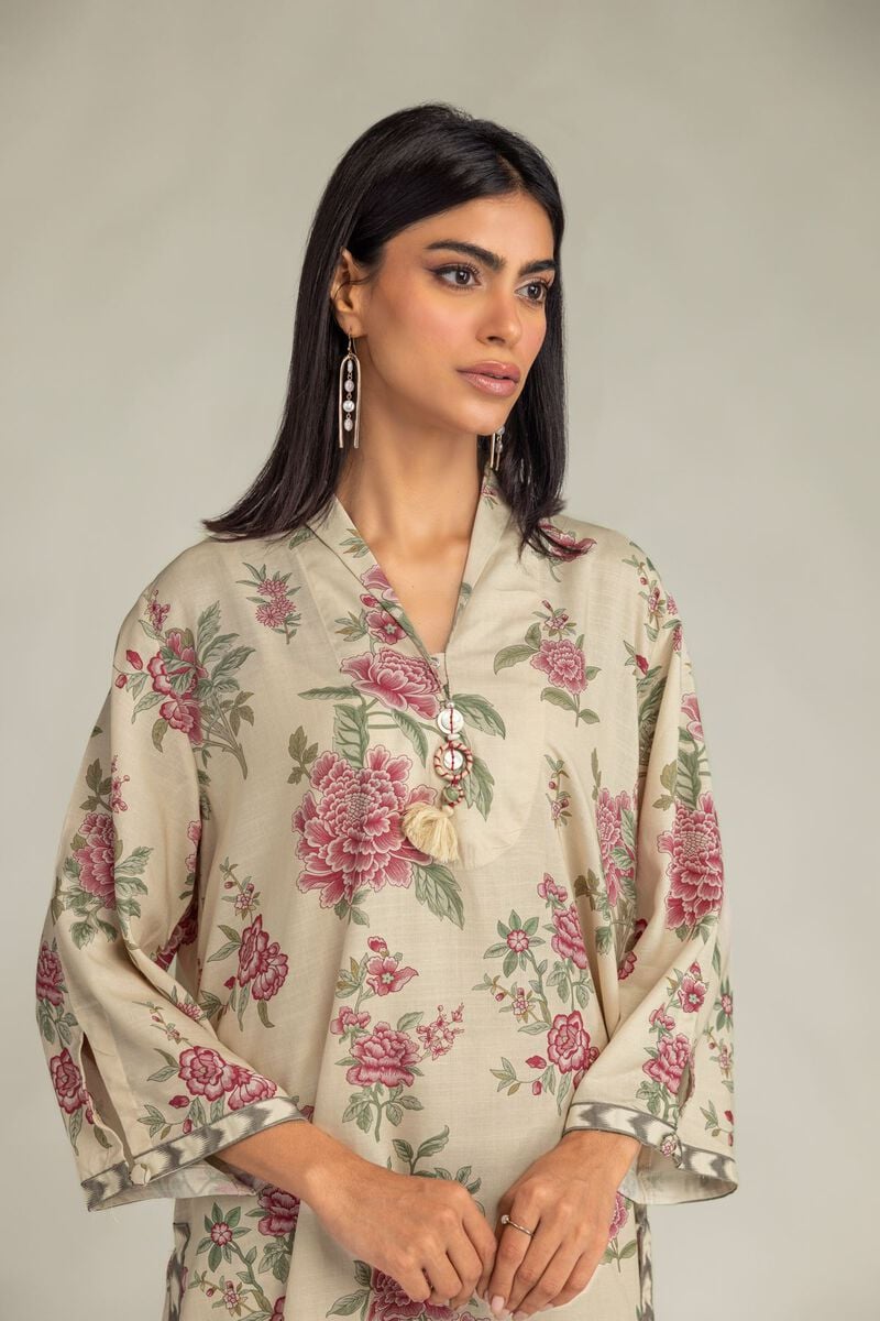 Floral Longline Kurta