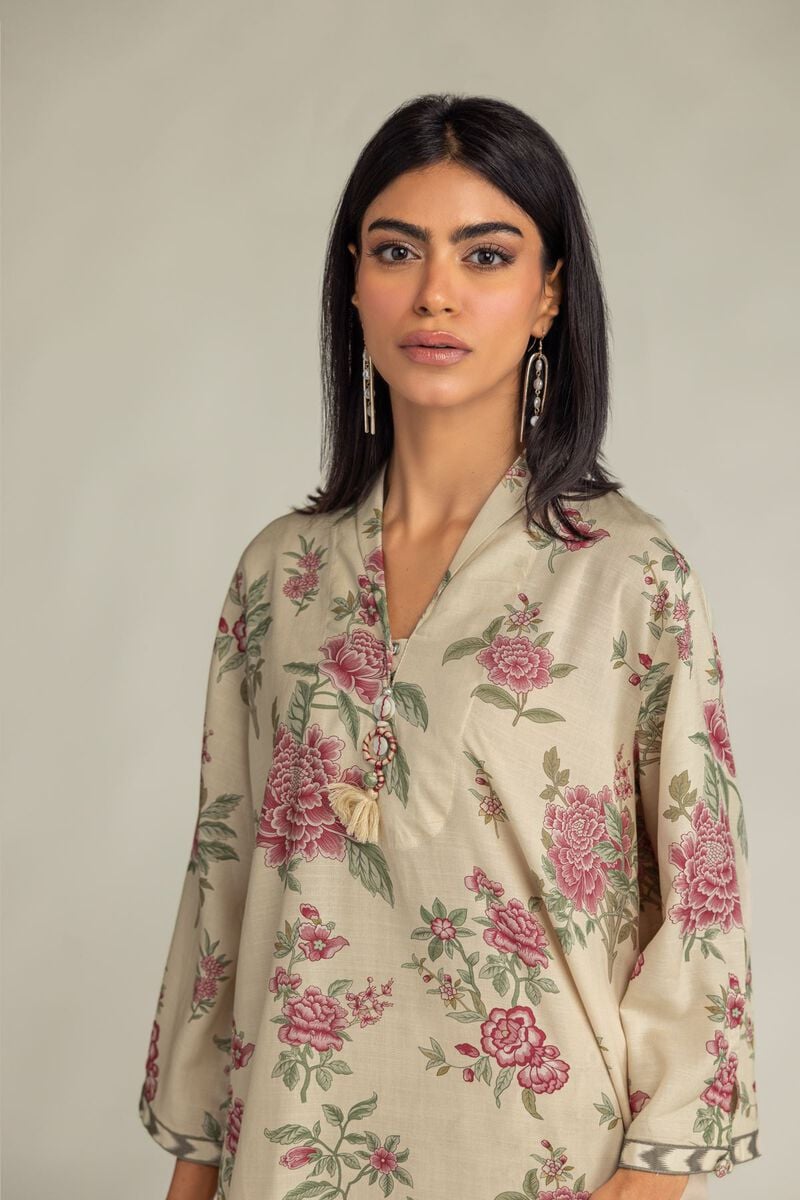 Floral Longline Kurta