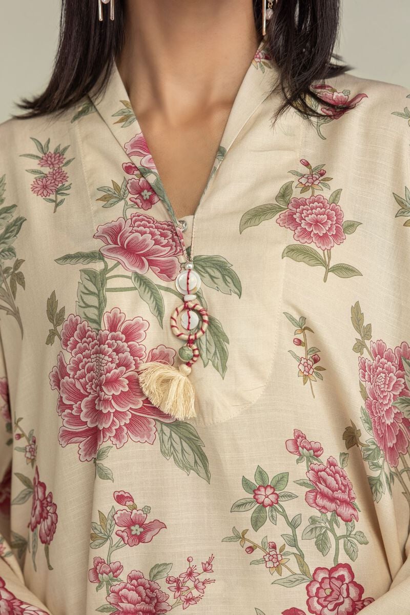 Floral Longline Kurta