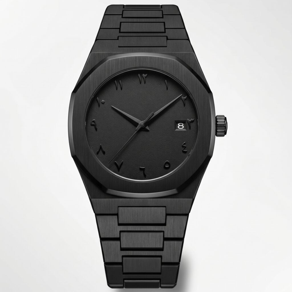 Stainless Steel Arabic Watch