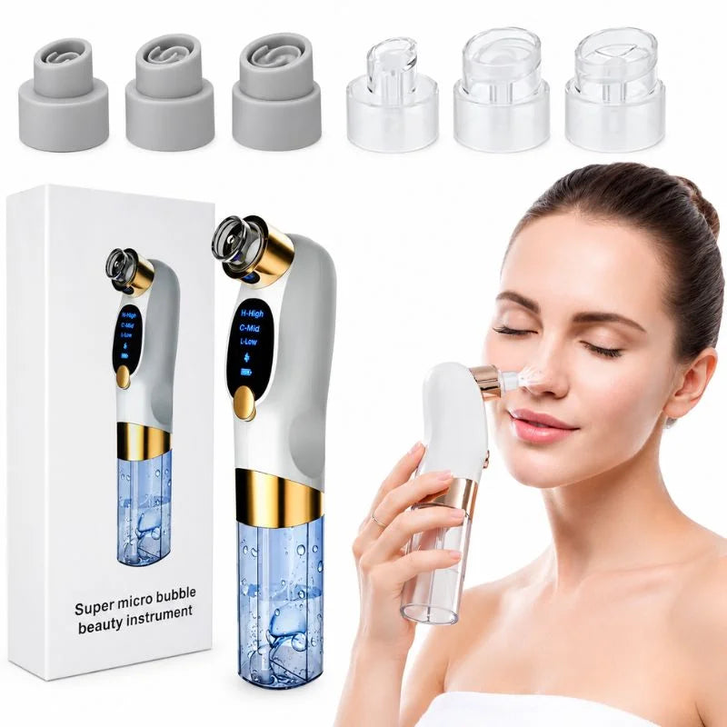Electric Blackhead Remover & Pore Vacuum Cleaner – USB Rechargeable Facial Cleansing Device